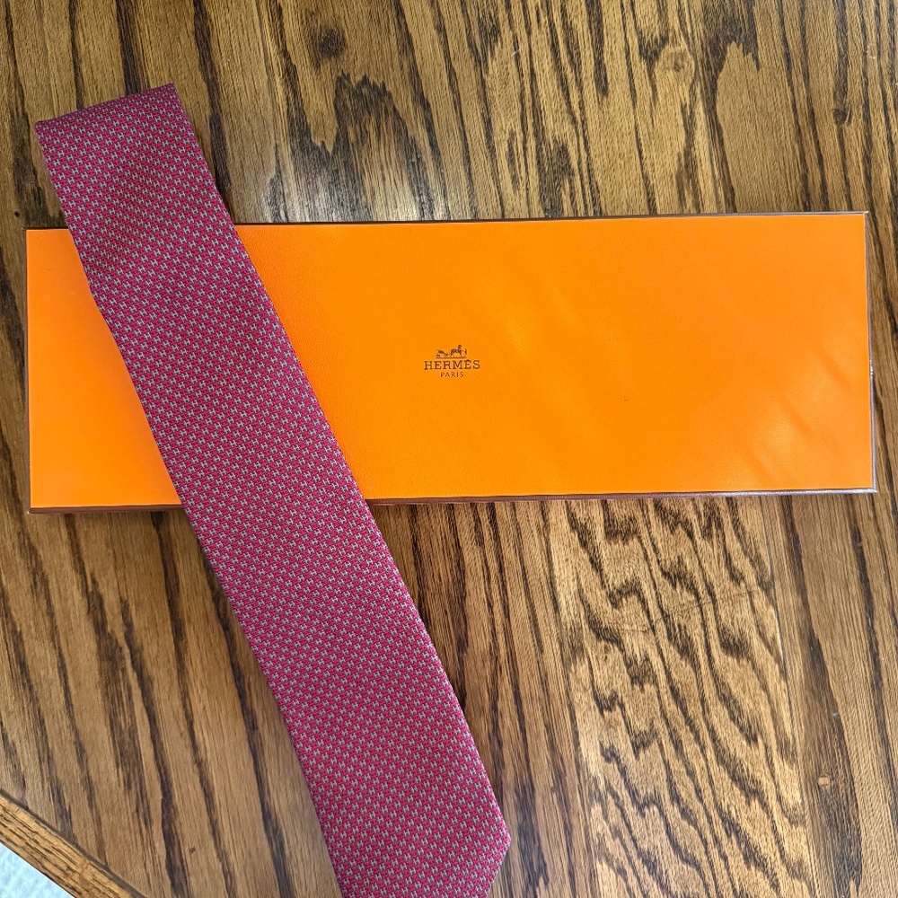 Hermes Tie with Box
